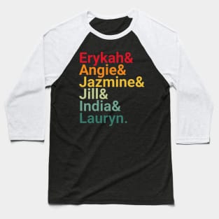 Erykah Angie Jazmine - Retro Baseball T-Shirt